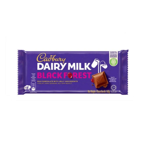 cadbury dairy milk black forest 160g price in bd