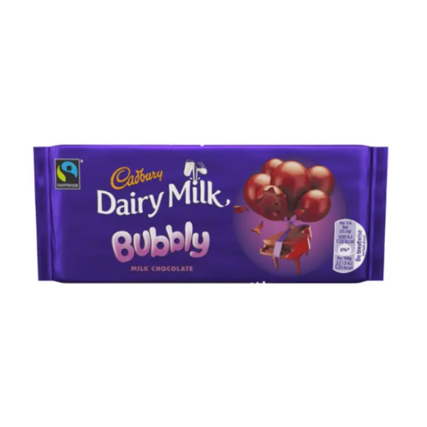 cadbury dairy milk bubbly 87g price in bd