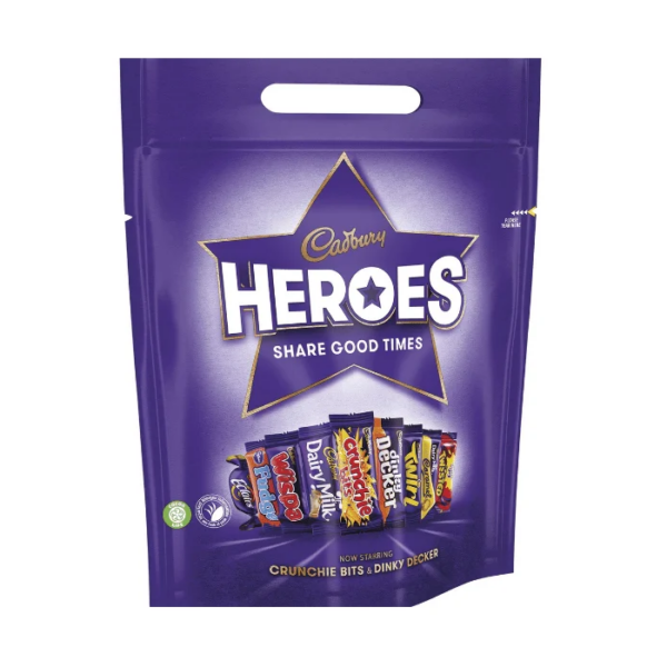 cadbury heroes 357g packet price in bd